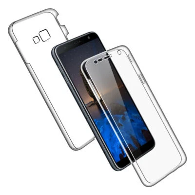 Clear FULL 360 Case For Samsung S8 S9 S10 PLUS Line Edge Ultra Shockproof Cover - Image 1 of 4
