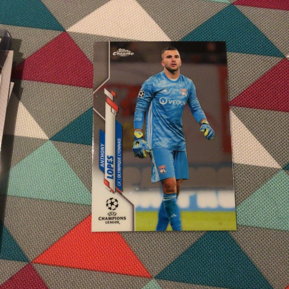 Anthony Lopes #80 Lyonnais 2019-20 TOPPS CHROME UEFA CHAMPIONS LEAGUE - Image 1 of 1