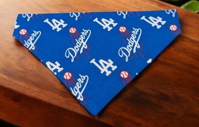 Los Angeles Dodgers Dog Bandana LA OVER THE COLLAR Bandanas Scarf Slide Bandanna - Image 1 of 4