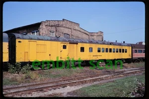 Original Slide, CNW C&NW MofW Car X301015 at Janesville WI, 1983 - Picture 1 of 1