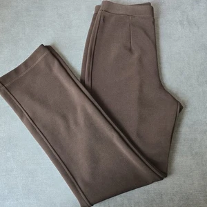 Chico’s Women Pants Size 1 (M/8-10) Brown PullOn Stretch Trousers Career Travel - Picture 1 of 4