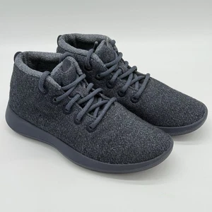 Allbirds Women's Shoes WR Wood Runners Mizzle Sneakers Size 8 Mid Top Navy Blue - Picture 1 of 8