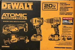 DeWalt 20 V Max Atomic bürstenlos 4-Werkzeug Combo-Kit-DCK486D2-neu - Bild 1 von 1