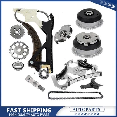 Kit de cadena de distribución del motor bomba de aceite guía engranaje de cadena para BMW 325 335 X3 X5 X6 F22 Foto 1 de 4
