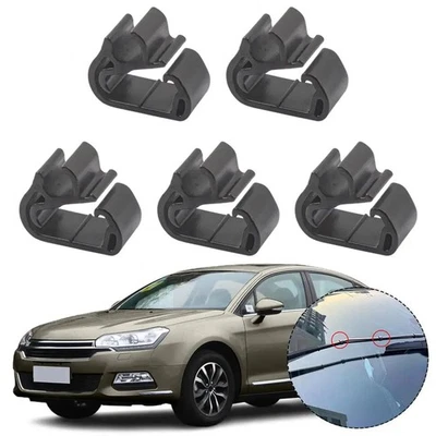 5pcs Wiper Arm Spray Hose Clip For Peugeot 3008 P84 5008 P87 Citroen C5 Aircross - Image 1 of 4