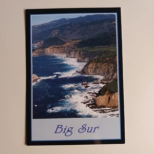 Postal cromada sin publicar Big Sur Scenic Highway Coastline en California - Imagen 1 de 6