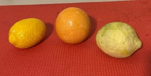 Grupo 3 Alabastro Piedra Fruta Cítricos Limón Lima Naranja - Imagen 1 de 7