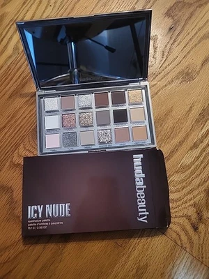 LIMITED EDITION Huda Beauty ICY NUDE Eyeshadow Palette Full Size AUTHENTIC - Image 1 of 4