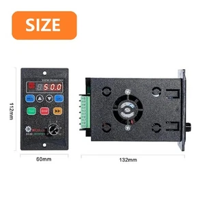 Adjustable Motor Power 1.1kW VFD Frequency Converter Overload Protection - Picture 1 of 12