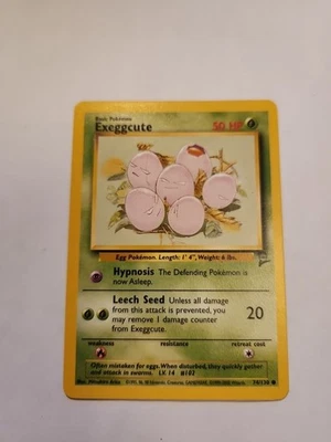 Pokémon TCG Exeggcute Base Set 2 74/130 Regular Unlimited Common - Image 1 of 2