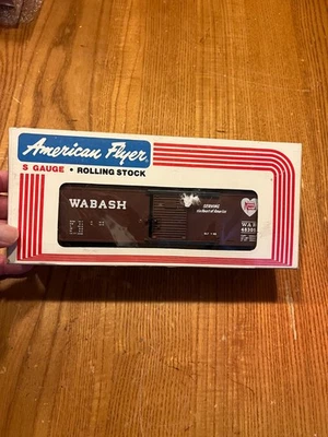 American Flyer 6-48305 S Gauge Wabash Boxcar LN/Box - Image 1 of 4