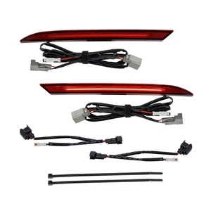 Form Lighting LH/RH Red LED Rear Bumper Reflectors For 2018-23 Ford Mustang - Picture 1 of 6