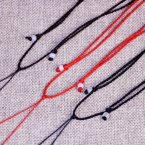 20 Chinese String Hand Knotted Beads Adjustable Cord for Jade Pendant Necklace - Picture 1 of 11