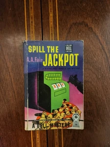 SPILL THE JACKPOT A.A. FAIR  DELL MAPBACK # 109 1946  VG - Picture 1 of 3