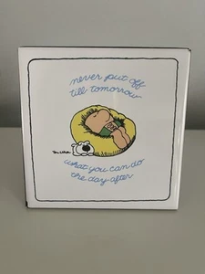 Vintage Ziggy Keramik Plakette  - Bild 1 von 7