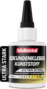Sekundenkleber Für Kunststoff Extra Stark 30G Wasserfest, Hitzebeständig & Mit N - Bild 1 von 12