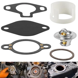 807252Q5 Thermostat Kit 160° w/ Gasket Sleeve for Sierra Mercruiser 807252T5 - Picture 1 of 13