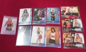 WWE Fleer 2002 Raw vs SmackDown 10 card Lot Divas Inserts Debra Trish Stacy Lita - Picture 1 of 11