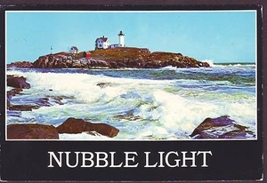 Postcard, Nubble Light, York Beach, Maine - Picture 1 of 2