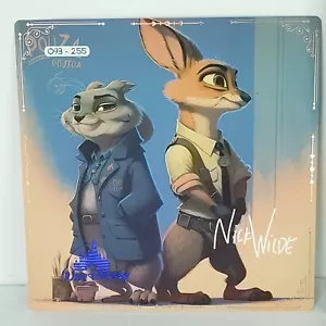 Zootopia Nick Wilde Disney 100th Limited Art Card Print Big One 093/255 - Picture 1 of 7