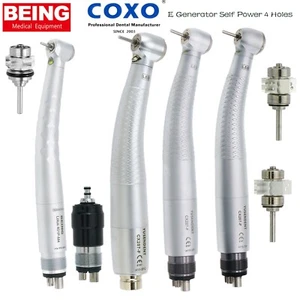 COXO Dental Alta Velocidad LED Pieza de Mano Turbina de Aire Generador E Autoalimentación 4 Agujeros - Imagen 1 de 93