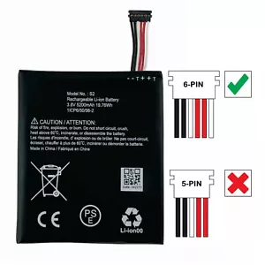 New Battery S2 (6 pins) for Ring Video Doorbell 2nd Gen (6 pins plug) Only! - Picture 1 of 4