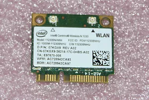 Intel Centrino Wireless-N 11230BNHMW WLAN 802.11n Mini PCIe DELL Inspirion N7110 - Foto 1 di 2