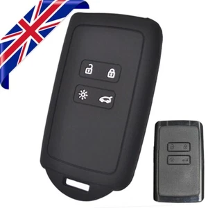 Funda protectora de silicona negra para tarjetas para Renault Koleos Kadjar Megane - Imagen 1 de 4