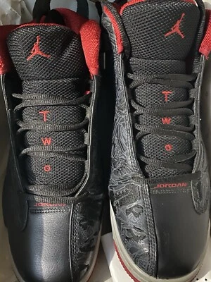 Authentic Air Jordan Dub Zero Bred black gray men size 10 shoes sneakers - Imagem 1 de 4