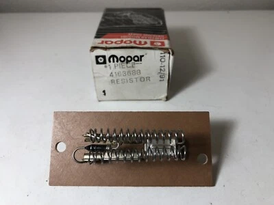 Resistencia del motor soplador calentador Mopar 4163688 1982-84 Dodge Ram Ram Ram cargador nuevo de fábrica Foto 1 de 4