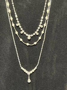 Lote De 3 Collares De Colección Y2K Claire’s Ocasión Especial Estrás Longitud Ajustable - Imagen 1 de 5