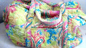 Bolso de fin de semana Buckhead Bettie Lg acolchado 16"x10"x8,5" cremalleras Dble Hadles InPock OutPok - Imagen 1 de 10