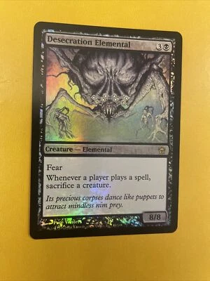 MTG - Desecration Elemental - FOIL - Fifth Dawn - NM/MT - Brandy New! - Image 1 of 2