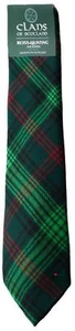 Ross Hunting Clan 100% Wool Scottish Mens Tartan Tie - Picture 1 of 1