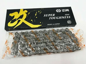 IZUMI-KAI Super Toughness 1/2x1/8x106L Bicycle Chain (Titanium grey) - Picture 1 of 4
