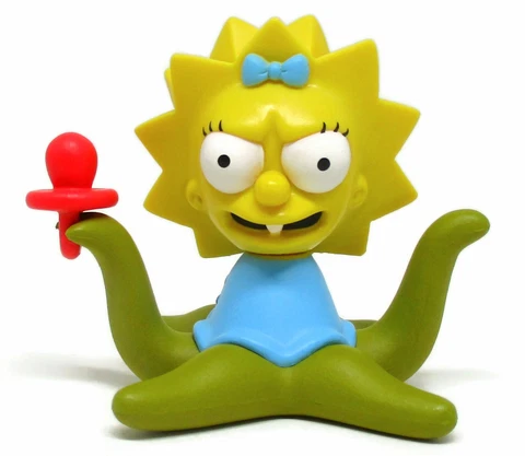 Kidrobot THE SIMPSONS Treehouse of Horror Mini Series ALIEN MAGGIE Vinyl Figure Cover