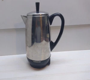 Farberware Electric Percolator 12cup Stainless Steel Automatic Coffee Tea Maker - Picture 1 of 10
