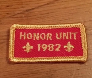 PARCHE BOY SCOUT 1982 UNIDAD HONOR ENVÍO GRATUITO - Imagen 1 de 2