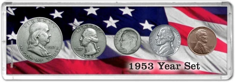 Year Coin Gift Set, 1953 Cover