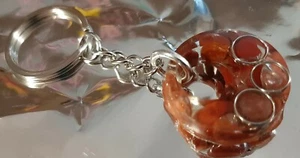 Portachiavi ORGONITE DIASPRO ROSSO Rame Energia orgone wicca tower buster yoga - Imagen 1 de 2