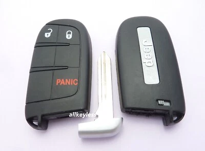 NEW OEM 2014-22 JEEP GRAND CHEROKEE 3btn smart keyless remote key fob 68143502 - Image 1 of 4