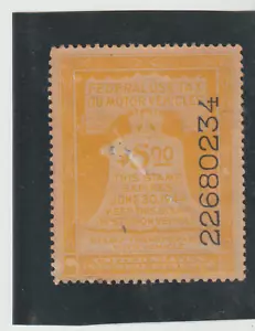 US Scott # RV18 Used  1944 $5 Motor Vehicle  Revenue Stamp with gum on face - Picture 1 of 1