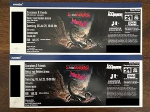 2 x SCORPIONS 60th Anniversary - FRONT OF STAGE - Hannover 05.07.2025 - Bild 1 von 3