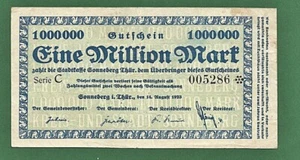 02 258 Notgeld Stadt Sonneberg 1 Million Mark, 14.8.1923, Serie C - Picture 1 of 2