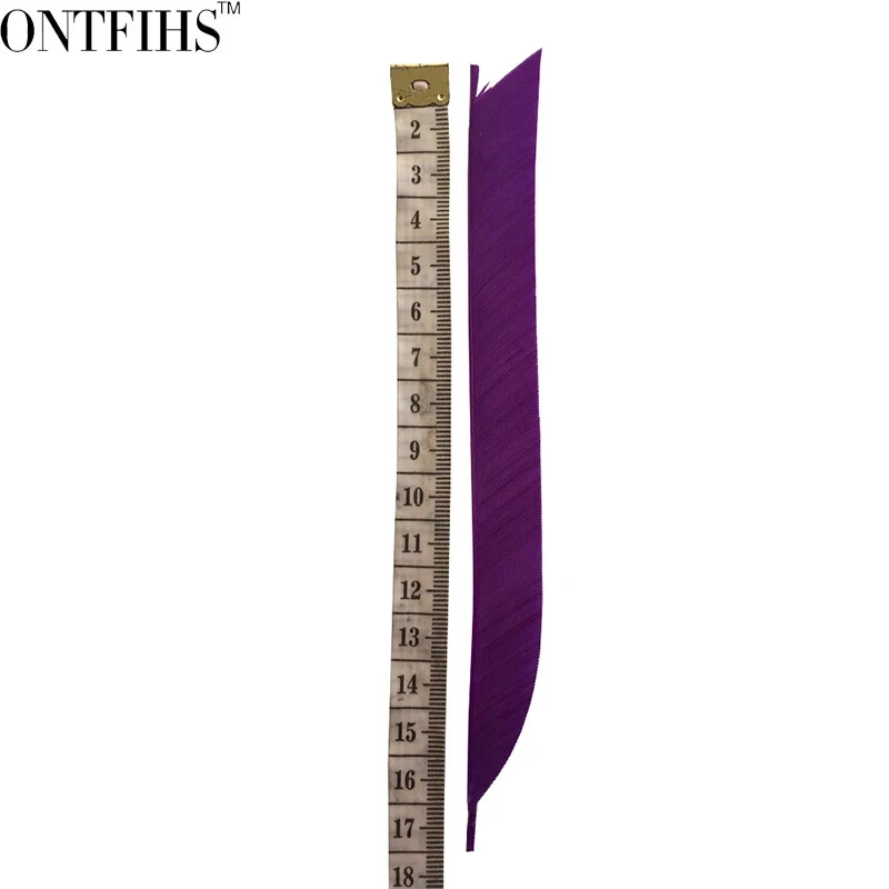 50 Piezas ONTFIHS 17CM Plumas de Flecha Kyudo Tradicionales Tiro con Arco Flechado RW LW Foto 1 de 4