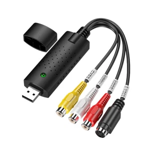 USB 2.0 Audio Video Capture Card VHS VCR TV to DVD Converter Support NTSC PAL - Picture 1 of 7