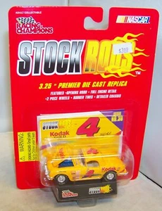 1:64 RACING CHAMPIONS STOCK RODS 1997 #4 KODAK 1953 CORVETTE STERLING MARLIN 30 - Picture 1 of 3