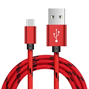 USB-C Type-C Fast Charging Cable Charger Nylon Braided Data Cord, 6FT - Picture 1 of 16
