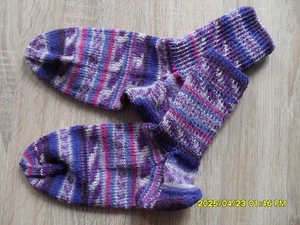 Selbstgestrickte Socken Gr. 38/39 Neu - Bild 1 von 1