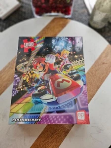 3 pack - Mario Kart Rainbow Road 1000 Piece Jigsaw Puzzle - Picture 1 of 3